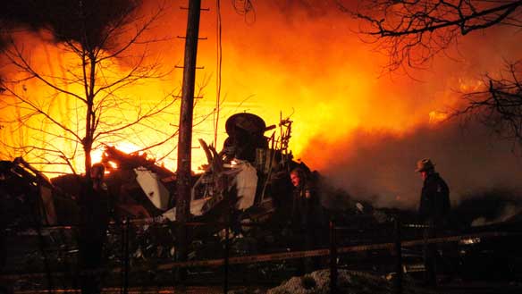 Plane crashes into home near Buffalo, N.Y.