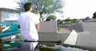 Arizona police officer uses cruiser to ram armed robbery suspect
